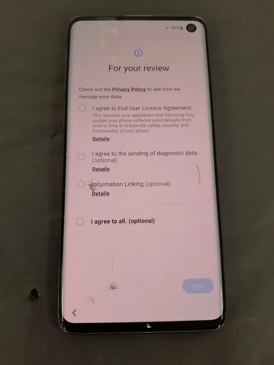 SAMSUNG GALAXY S10 SMARTPHONE