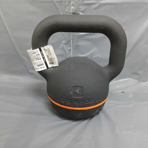 DECATHLON CORENGTH CAST IRON KETTLEBELL WITH RUBBER BASE 16KG  