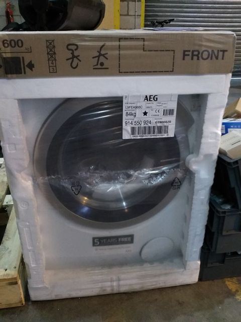 BRAND NEW AEG WHITE L9FEA966C WIFI CONNECTED 9KG WASHING MACHINE WITH 1600 RPM