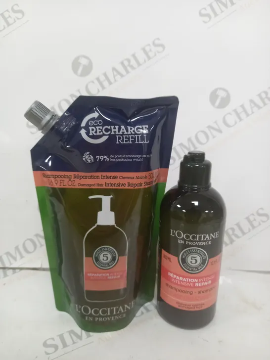 SET OF 2 LOCCITANE SHAMPOO REPAIR 