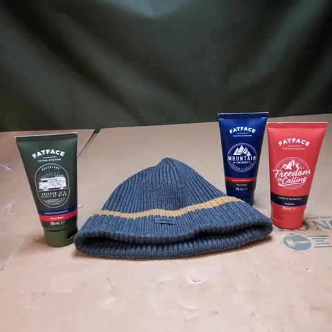 FAT FACE GIFT SET WITH BEANIE HAT