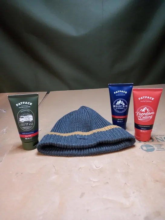 FAT FACE GIFT SET WITH BEANIE HAT