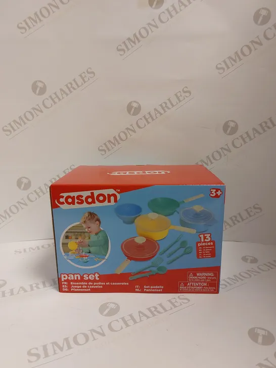 BRAND NEW BOXED CASDON PAN SET AGES 3+