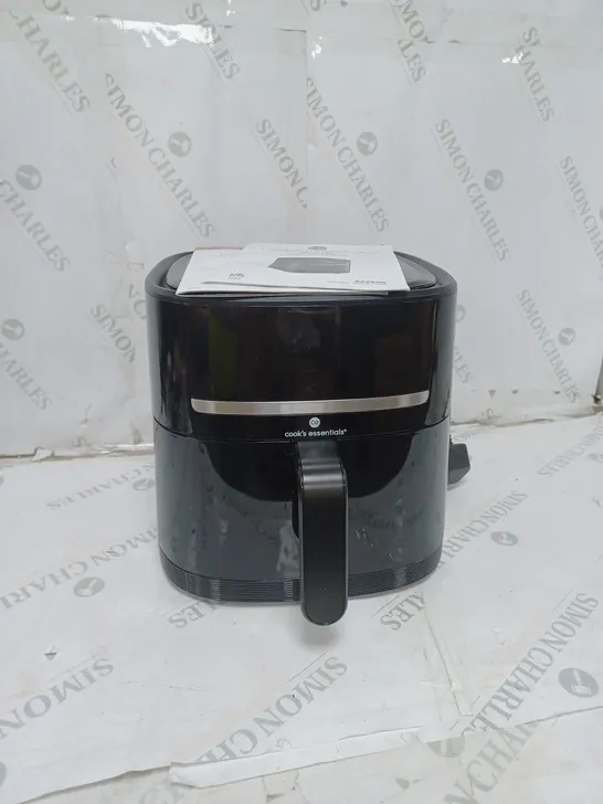 BOXED OUTLET COOK'S ESSENTIALS 4L DIGITAL AIR FRYER IN BLACK