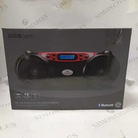 BLUETOOTH CD BOOMBOX 3.5MM AUX