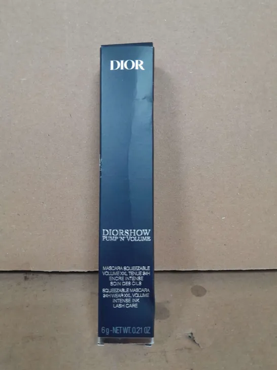 DIOR CHRISTIAN LADIES DIORSHOW PUMP N VOLUME MASCARA 0.21 OZ # 090 BLACK MAKEUP