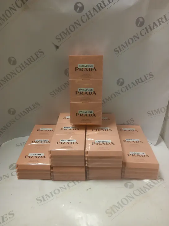 APPROXIMATELY 84 SEALED PRADA PARADOXE EAU DE PARFUM SPRAYS - 84 X 1.2ML