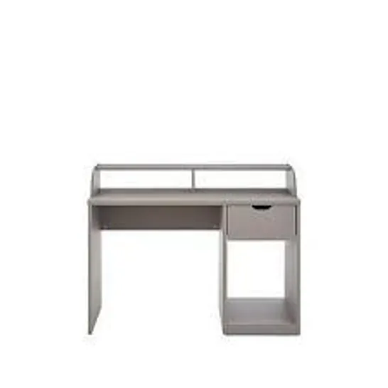 BOXED ASPEN GAMING DESK - GREY