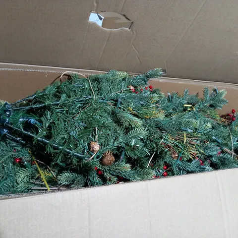 BOXED ALISON CORK SUGAR SPRUCE CHRISTMAS TREE - 6FT NATURAL- COLLECTION ONLY