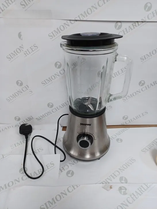 GEEPAS 700W GLASS JUG FOOD BLENDER SMOOTHIE MAKER