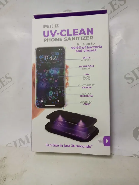  HOMEDICS UV-CLEAN PORTABLE PHONE SANITIZER 