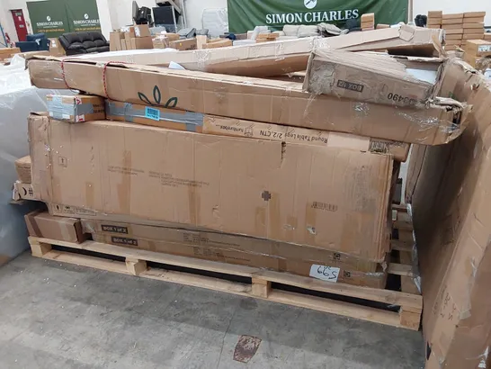 PALLET OF ASSORTED FURNITURE PARTS 