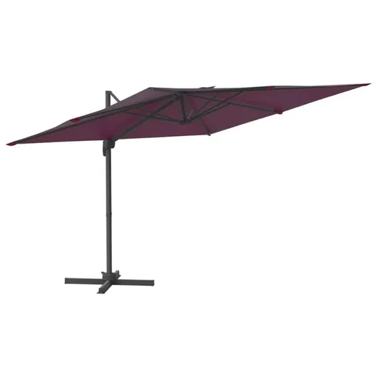 BOXED ANGELINO 400CM X 300CM RECTANGULAR CANTILEVER PARASOL 