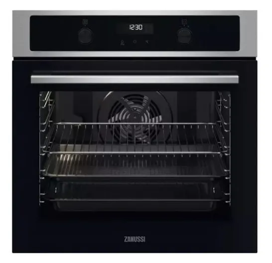 ZANUSSI DERIES 40 AIR FRY INTEGRATED ELECTRIC OVEN STAINLESS STEEL MODEL ZOHNA7X1 RRP £417