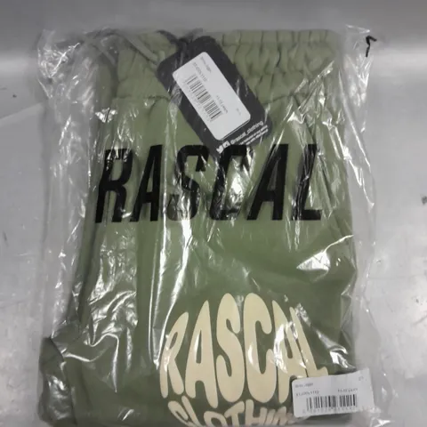 RASCAL CLOTHING CHILDRENS STRIKE JOGGERS IN OLIVE - 11-12YRS 