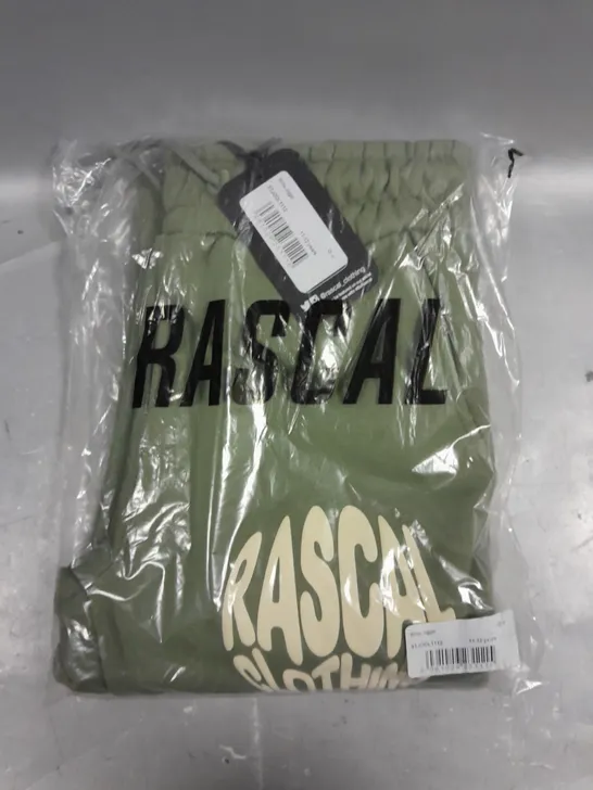 RASCAL CLOTHING CHILDRENS STRIKE JOGGERS IN OLIVE - 11-12YRS 