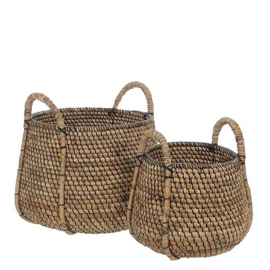 BOXED WICKER BASKET 18CM X 34 CM 