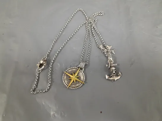 COMPASS THEMED NECKLACE - 925 STAMP