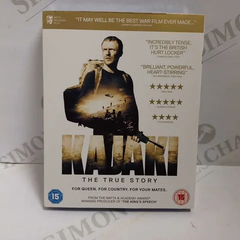 LOT OF APPROXIMATELY 10 'KAJAKI THE TRUE STORY' DVDS ON BLUERAY