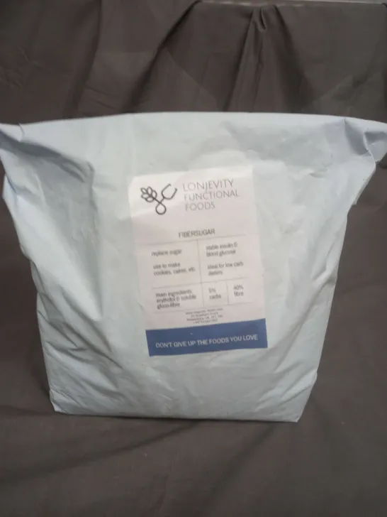 LARGE BAG OF LONJEVITY FUNCTIONAL FOODS - FIBRESUGAR - COLLECTION ONLY