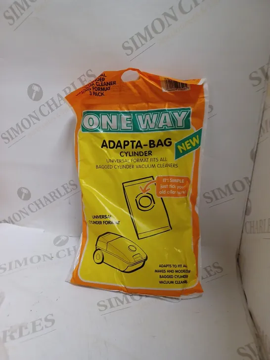 ONE WAY ADAPTA BAG CYLINDER 3 PK - SET OF 10