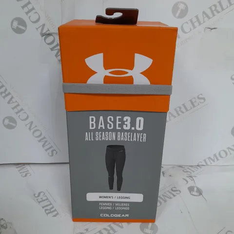 BOXED UNDER ARMOUR BASE 3.0 ALL SESON BASELAYER WOMENS LEGGINGS SIZE M
