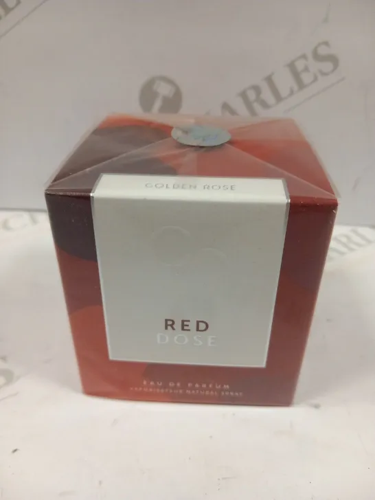 BOXED AND SEALED GOLDEN ROSE RED DOSE EAU DE PARFUM 30ML