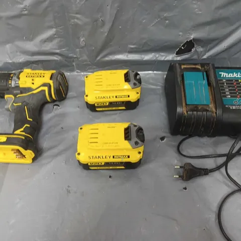 STANLEY FATMAX SFMCD715 AND BATTERYS 