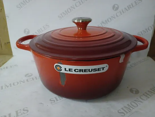 LE CREUSET CAST IRON CASSEROLE POT