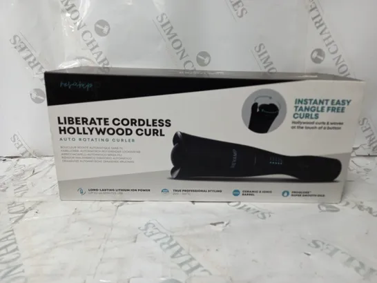 BOXED REVAMP PROGLOSS LIBERA CORDLESS HOLLYWOOD CURL AUTO ROTATING HAIR CURLER