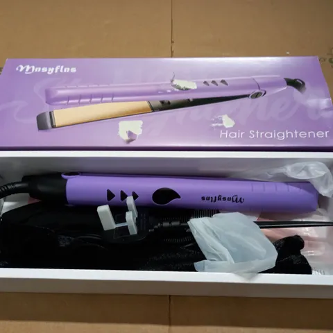 BOXED WIRED HAIR STRAIGHTENERS - PURPLE