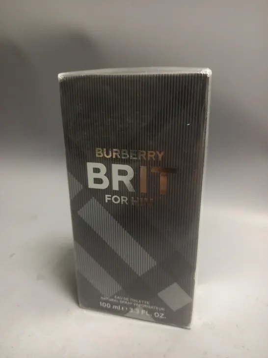 BOXED AND SEALED BURBERRY BRIT FOR HIM EAU DE TOILETTE 100ML