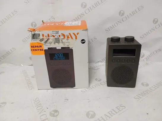 JOHN LEWIS SPECTRUM SOLO PORTABLE DAB+/FM DIGITAL RADIO, GUNMETAL GREY