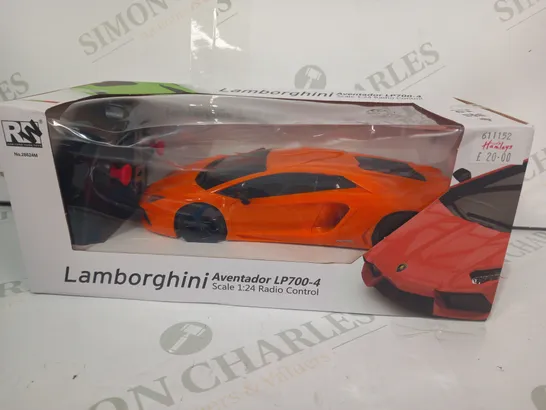 1:24 SCALE RADIO CONTROLLED LAMBORGHINI AVENTADOR LP700-4