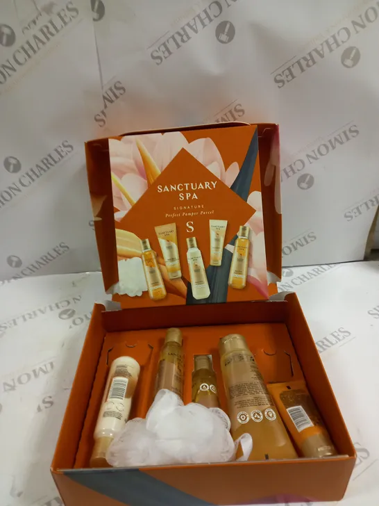 BOXED SANCTUARY SPA SIGNATURE PERFECT PAMPER PARCEL GIFT SET RRP £20