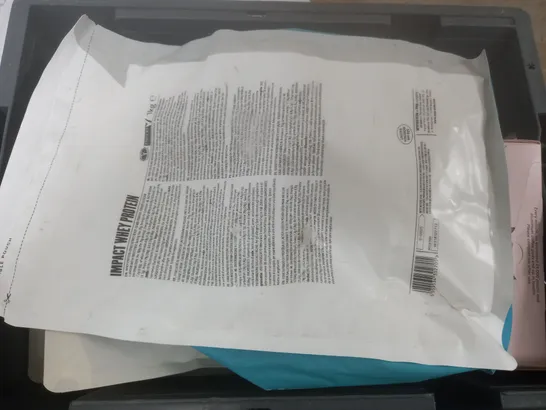 BOX OF APPROX 15 ASSORTED FOOD ITEMS TO INCLUDE - MY PROTEIN IMPACT WHEY PROTEIN - PACT COFFEE HOUSE COFFEE - PRIME HYDRATION KSI ECT