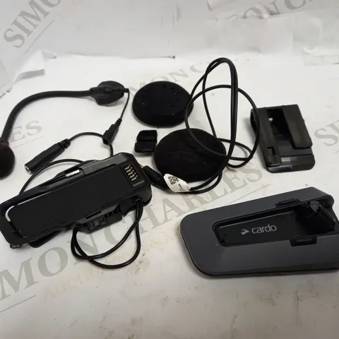 CARDO PACKTALK EDGE MOTORCYCLE BLUETOOTH COMMUNICATION SYSTEM HEADSET INTERCOM