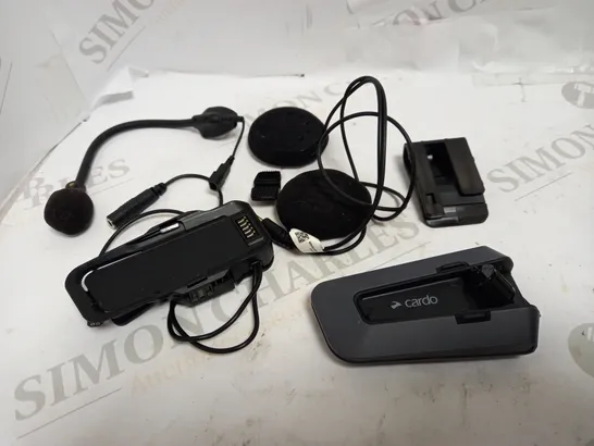 CARDO PACKTALK EDGE MOTORCYCLE BLUETOOTH COMMUNICATION SYSTEM HEADSET INTERCOM