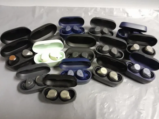 APPROXIMATELY 15 ASSORTED JABRA WIRELESS EARBUDS