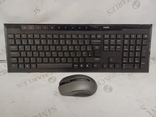 RAPOO WIRELESS KEYBOARD & MOUSE SET 