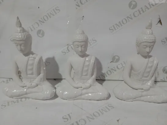 K BY KELLY HOPPEN SET OF 3 SMALL BUDDHAS