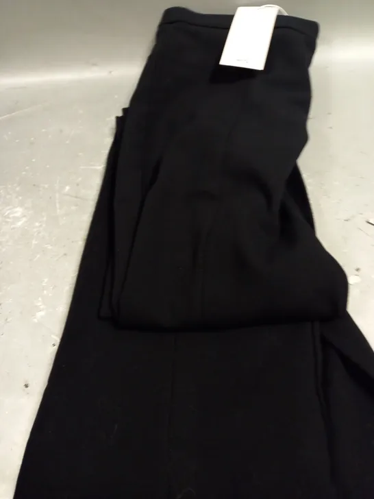 MNG FLARED TROUSER IN BLACK SIZE 8 