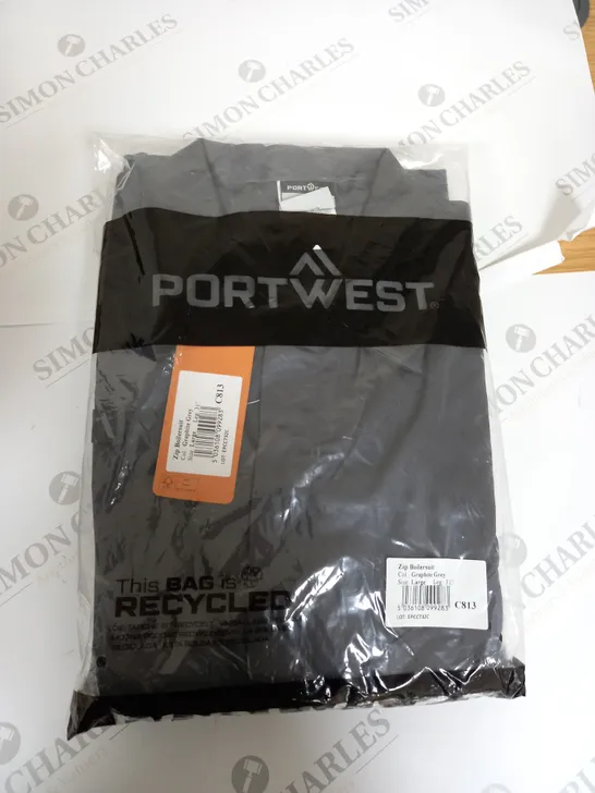 PORTWEST XIP BOILERSUIT SIZE L 