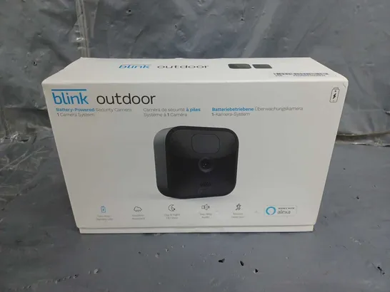 BOXED AND SEALED BLINK OUTDOOR BATTERY POWERED SECURITY CAMERA