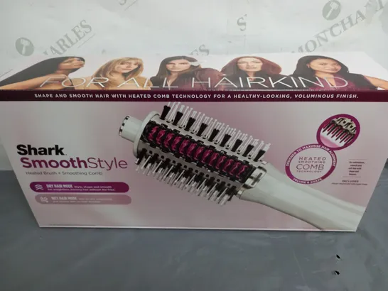 BOXED SHARK SMOOTHSTYLE HOT BRUSH & SMOOTHING COMB