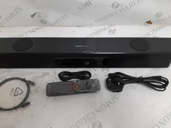 SOUND BLASTER KATANA V2 SOUNDBAR WITH REMOTE AND CABLES