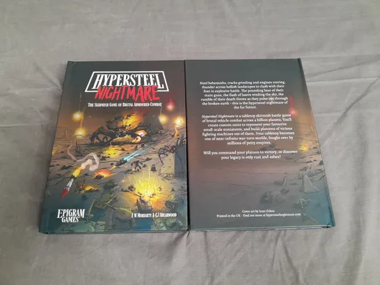 LOT OF 20 BRAND NEW HYPERSTEEL NIGHTMARE SKIRMISH GAME BOOKS