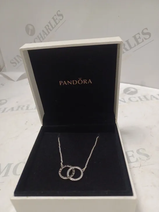 BOXED PANDORA SILVER NECKLACE 