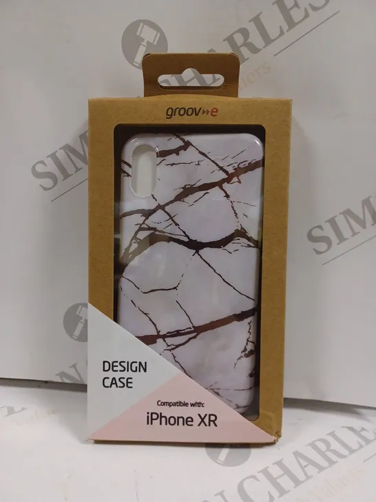 LOT OF APPROXIMATELY 100 GROOVE MARBLE DESIGN CASE FOR IPHONE XR