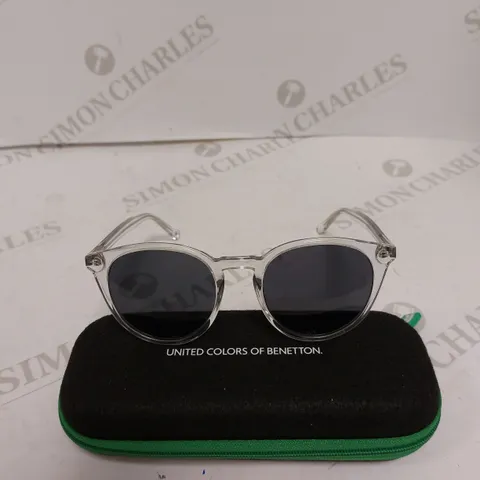 UNITED COLOURS OF BENETTON MONDOTTICA CRYSTAL GREY SUNGLASSES